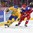 MONTREAL, CANADA - JANUARY 5: Sweden's Carl Grundstrom #16 battles Russia's Sergei Zborovski #6 for the puck during bronze medal game action at the 2017 IIHF World Junior Championship. (Photo by Matt Zambonin/HHOF-IIHF Images)

